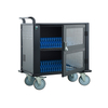 40 -Wege Single Glass Door DC Ladewagen mit Codeschloss 