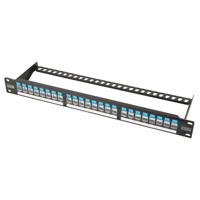 1U 24Port Plapp patch pater