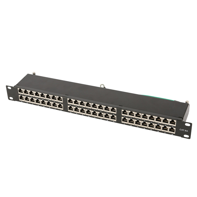Cat6A FTP 48Port patch panel 1u