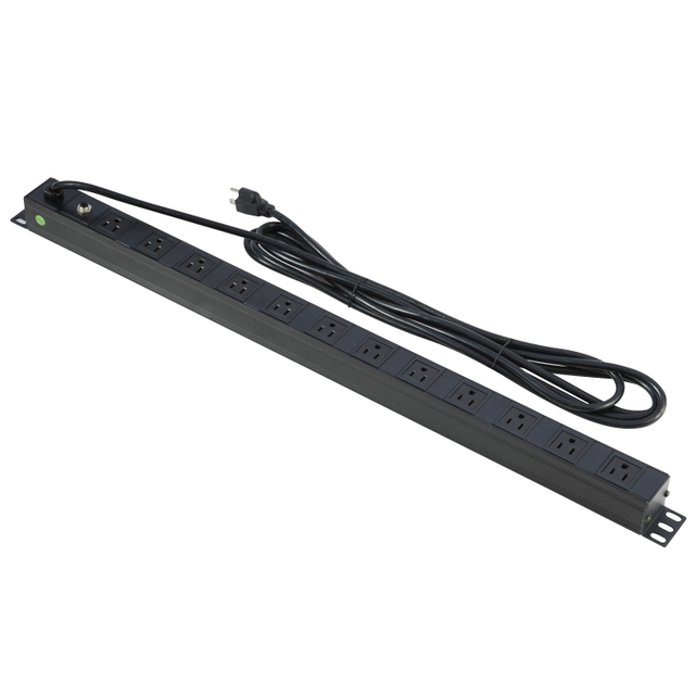 110V NEMA 15A US Portus Servo Rack Mountable Power Distribution Unit