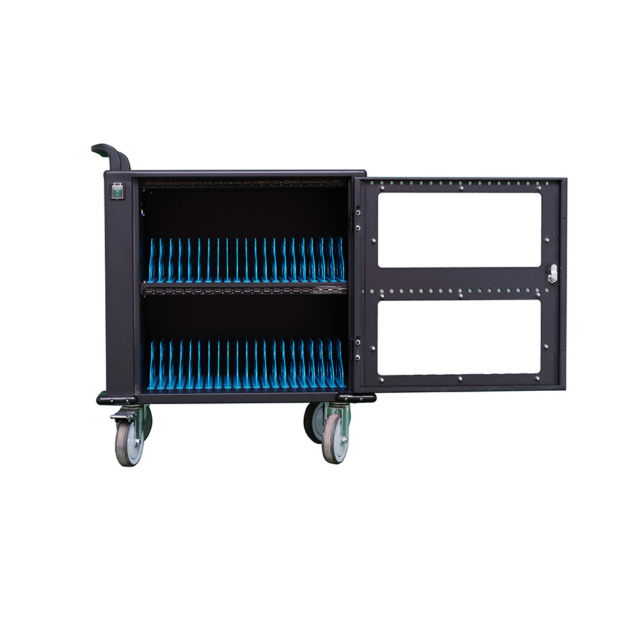 40 -Wege Single Glass Door DC Ladewagen mit Codeschloss 